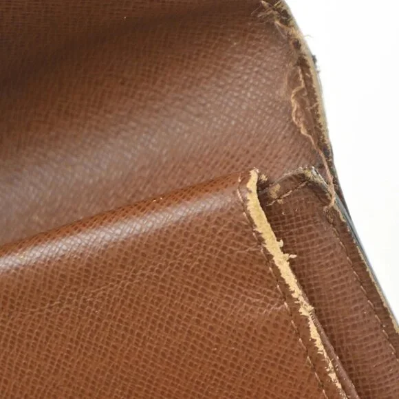 LOUIS VUITTON LV Logo 2 Set Bifold Wallet Monogram Leather Brown 01KP392 - Picture 7 of 9